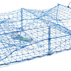 RECTANGULAR CRAB TRAP. 4MM GALV FRAME
