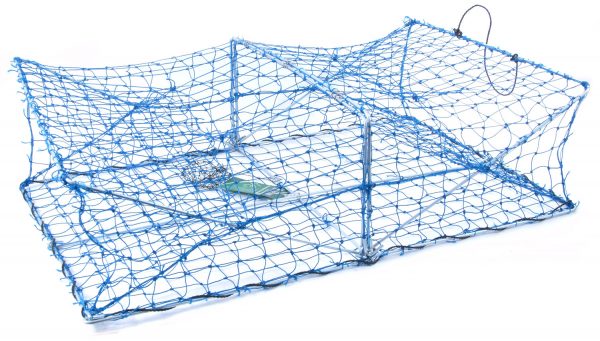 RECTANGULAR CRAB TRAP. 4MM GALV FRAME