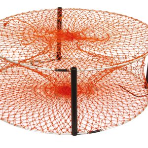 4 ENTRY ROUND CRAB POT - 12MM GALV FRAME - 1000MM DIAMETER