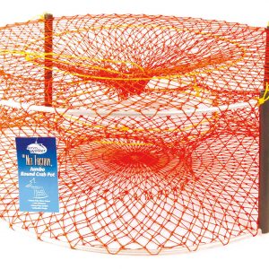 HEAVY DUTY 4 ENTRY CRAB POT WITH TURTLE GUARDS - 1000MM DIAMETER