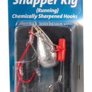 RIG - SNAPPER RUNNING 6/0 OCTOPUS HOOKS- 56GM ROCKET LEAD - 60LB LINE