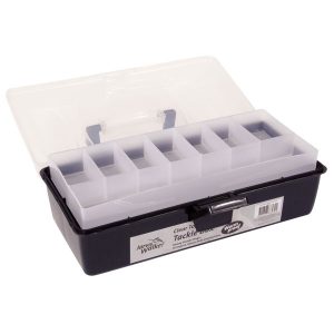 TACKLE BOX - CLEAR LID - 1 TRAY