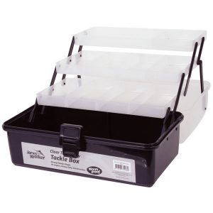 TACKLE BOX - CLEAR LID - 3 TRAY