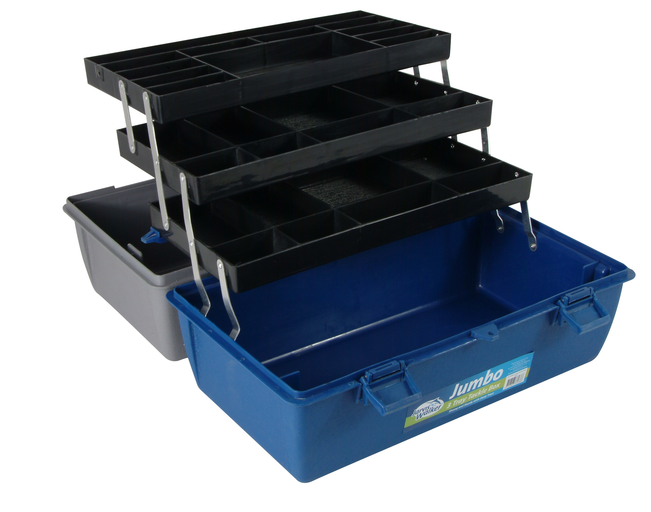 TACKLE BOX – JUMBO 3 TRAY – OEM Fishing & Outdoor Products – GEOSON