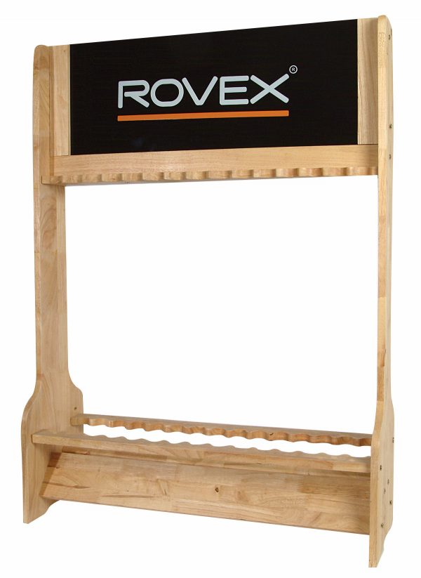 ROD DISPLAY STAND WITH SIGN